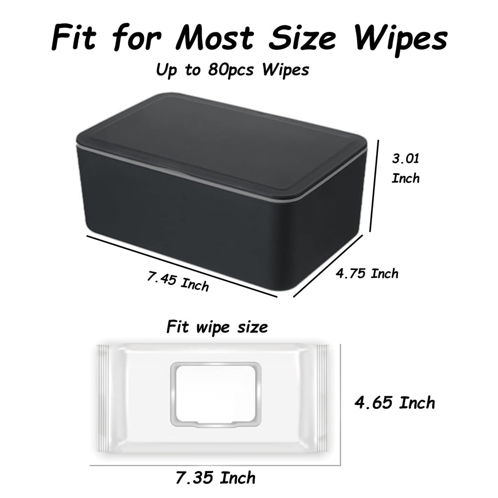 Seposeve 2Pack Wipes Dispenser suited for indoors and outdoors, from nursery to diaper bag.