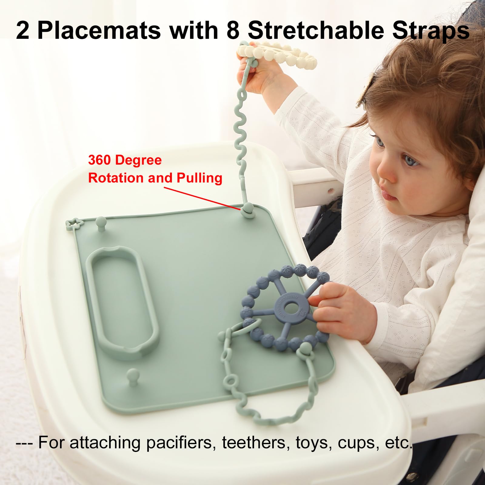 Seposeve placemat is dishwasher and freezer safe for easy cleaning.