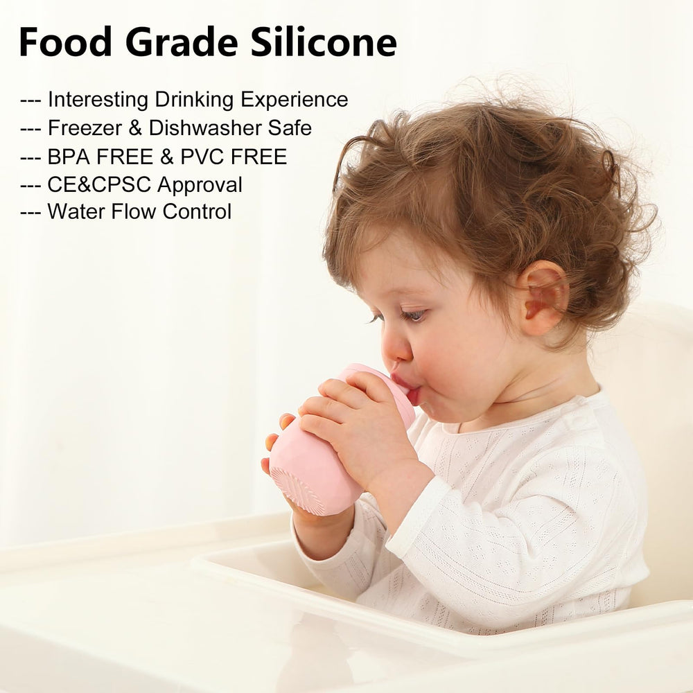 Seposeve flow-control straw close-up showing bite-trigger sip