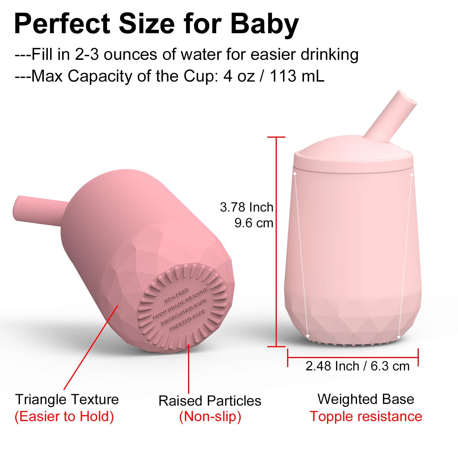 Seposeve 4 oz spill-proof cup ready for toddlers on the go