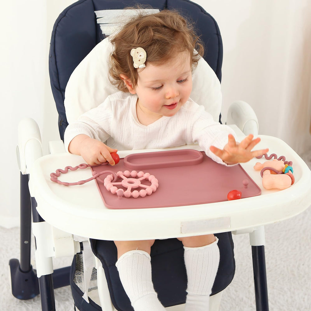 Seposeve highchair placemat fits most tables 11-42x8-46 inches