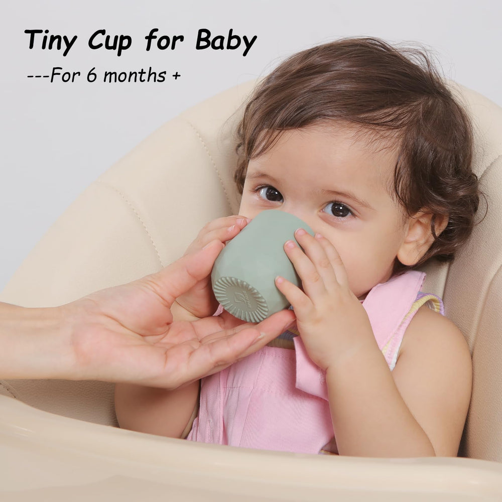 Seposeve ergonomic-triangle-texture cup aids tiny-handed grip for steady drinking.