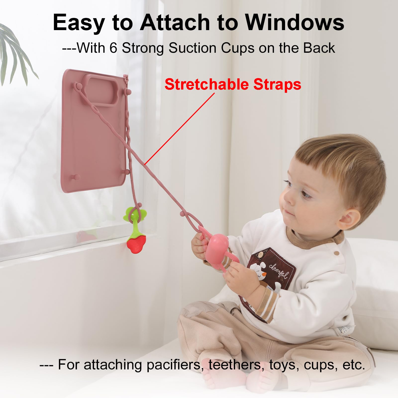 Seposeve silicone mat activity for infants promotes motor play and exploration