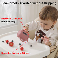 Seposeve sippy cup ergonomic-double-handles support tiny hands for easy sipping