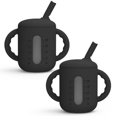 Seposeve sippy cups leak-proof front view prevents spills during on-the-go hydration.