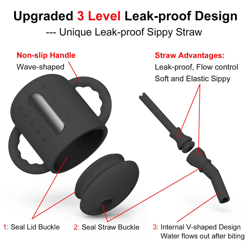 Seposeve sippy cups non-slip handles demonstrate ergonomic grip for tiny hands.