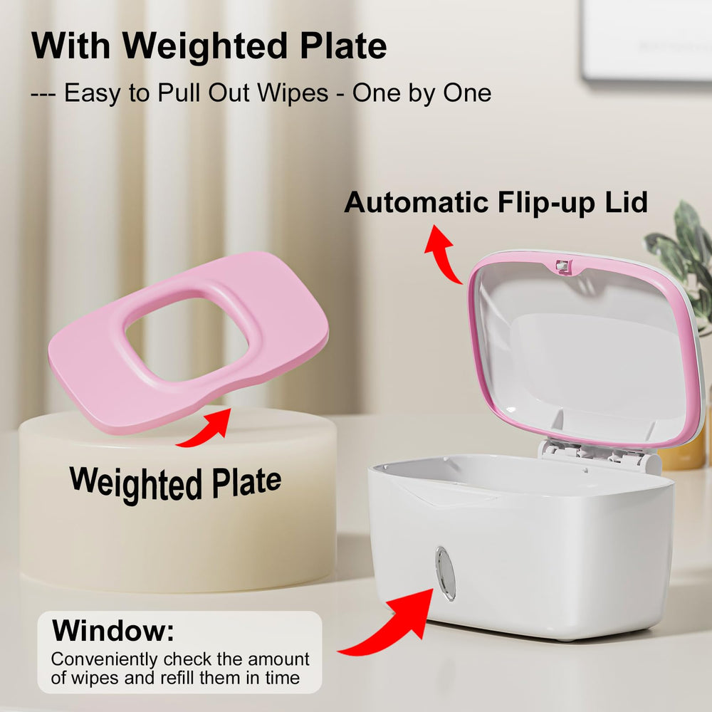 Seposeve wipes dispenser clear refill window helps you see when to restock.
