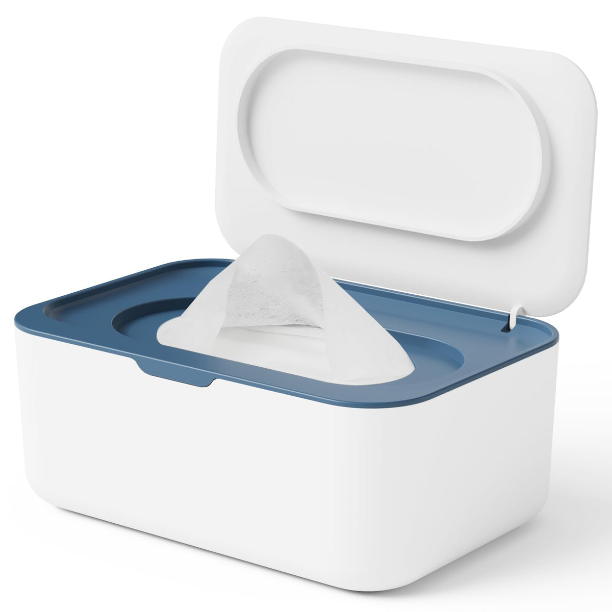 Seposeve wipes dispenser with dust-cover lid keeps wipes clean and ready