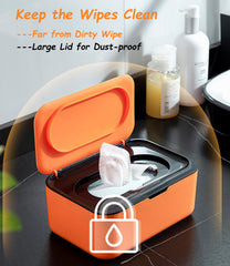 Seposeve wipes dispenser with dust cover keeps wipes clean and ready