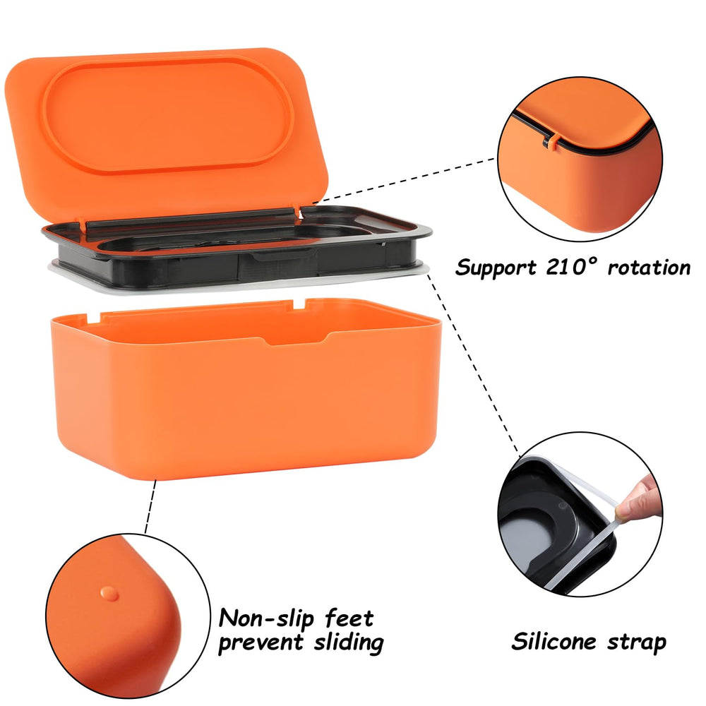 Seposeve lid and silicone ring slow moisture loss for fresher wipes