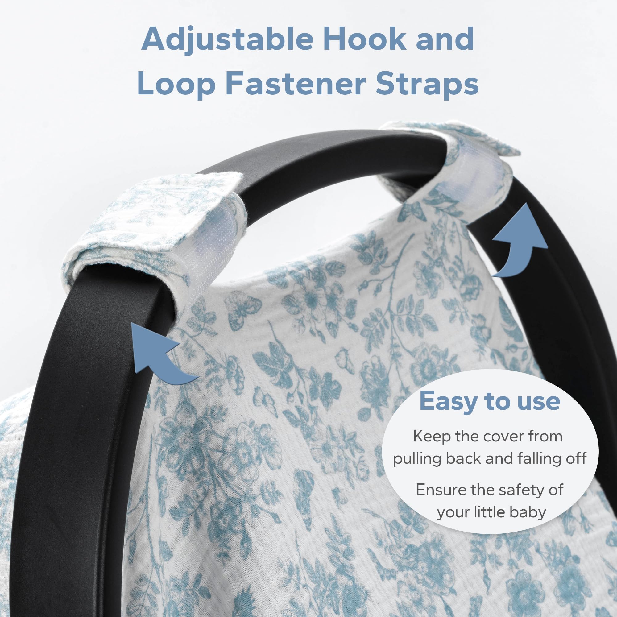 SERAPHY lightweight foldable cover fits in a diaper bag.