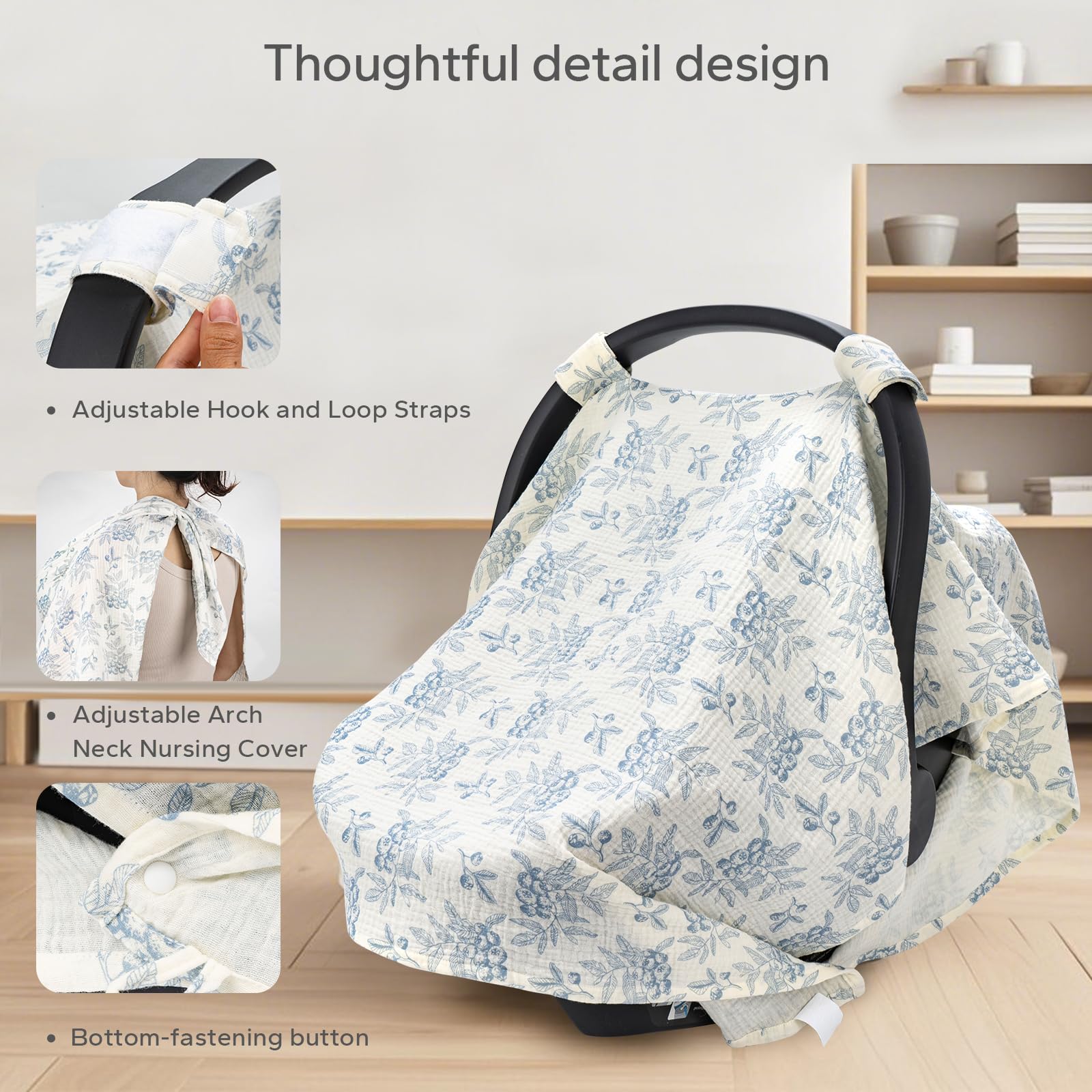 SERAPHY sun-privacy-shield blocks sun and wind for baby comfort