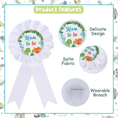 Serencatcher dinosaur flower crown headband adds pastel whimsy for photos