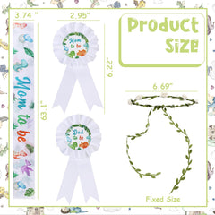 Serencatcher dinosaur mom-dad-to-be pins offer durable keepsakes