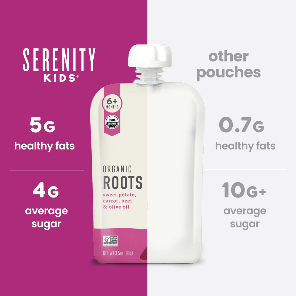 Serenity Kids BPA-free 3.5 oz packaging ensures safety.