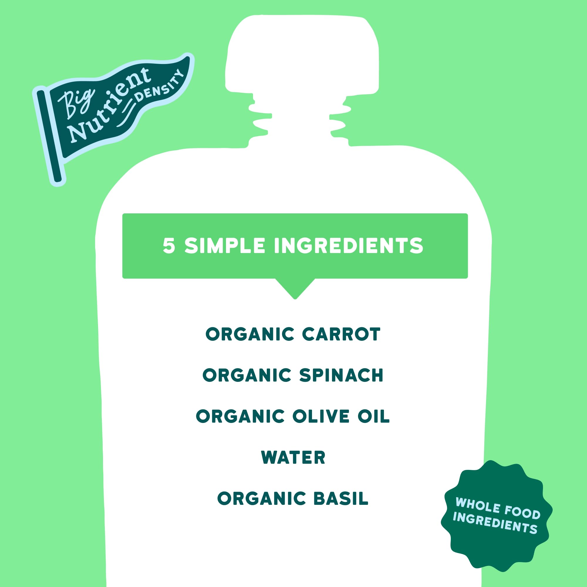Serenity Kids no-added-sugar pouch supports palate development with real veggies.
