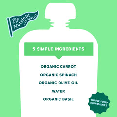 Serenity Kids no-added-sugar pouch supports palate development with real veggies.