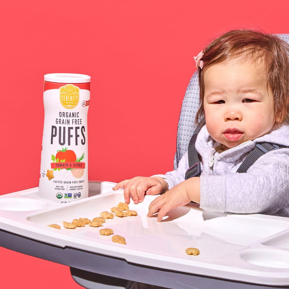 Serenity Kids olive oil usage highlights heart-healthy flavor in puffs