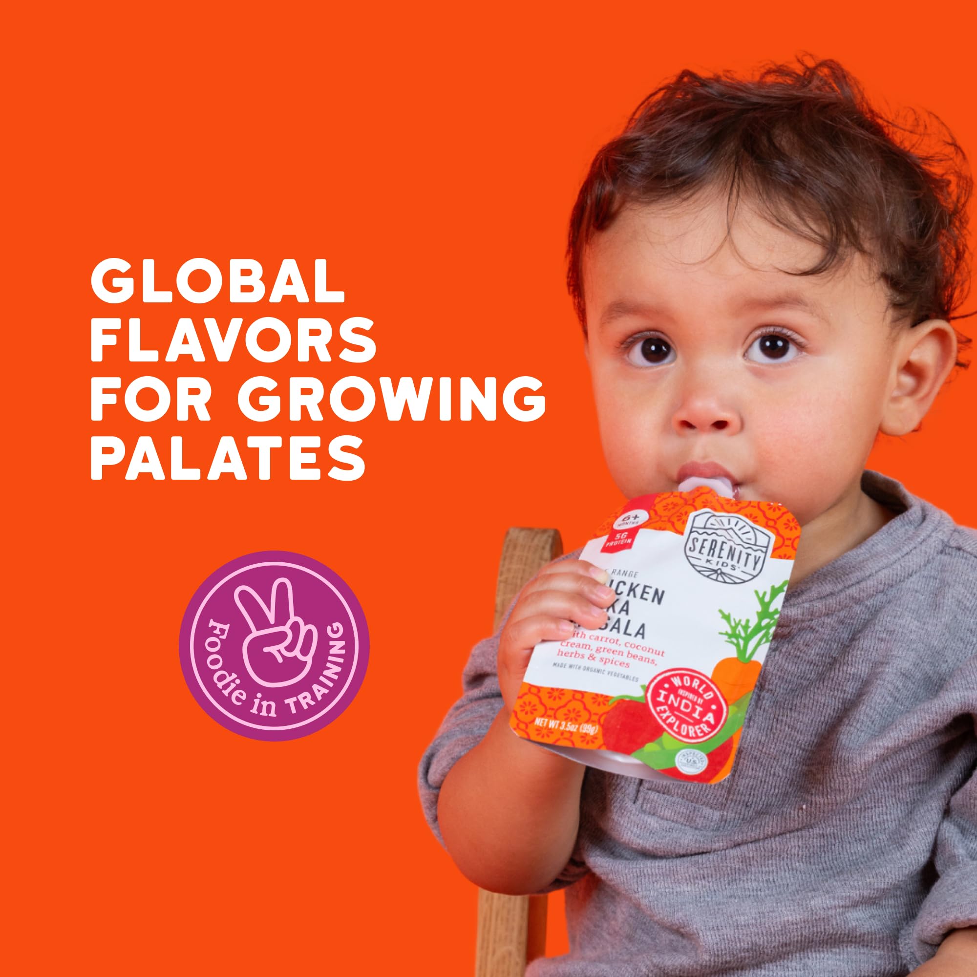 Serenity Kids on-the-go-snack-pouch easy feeding during car rides.
