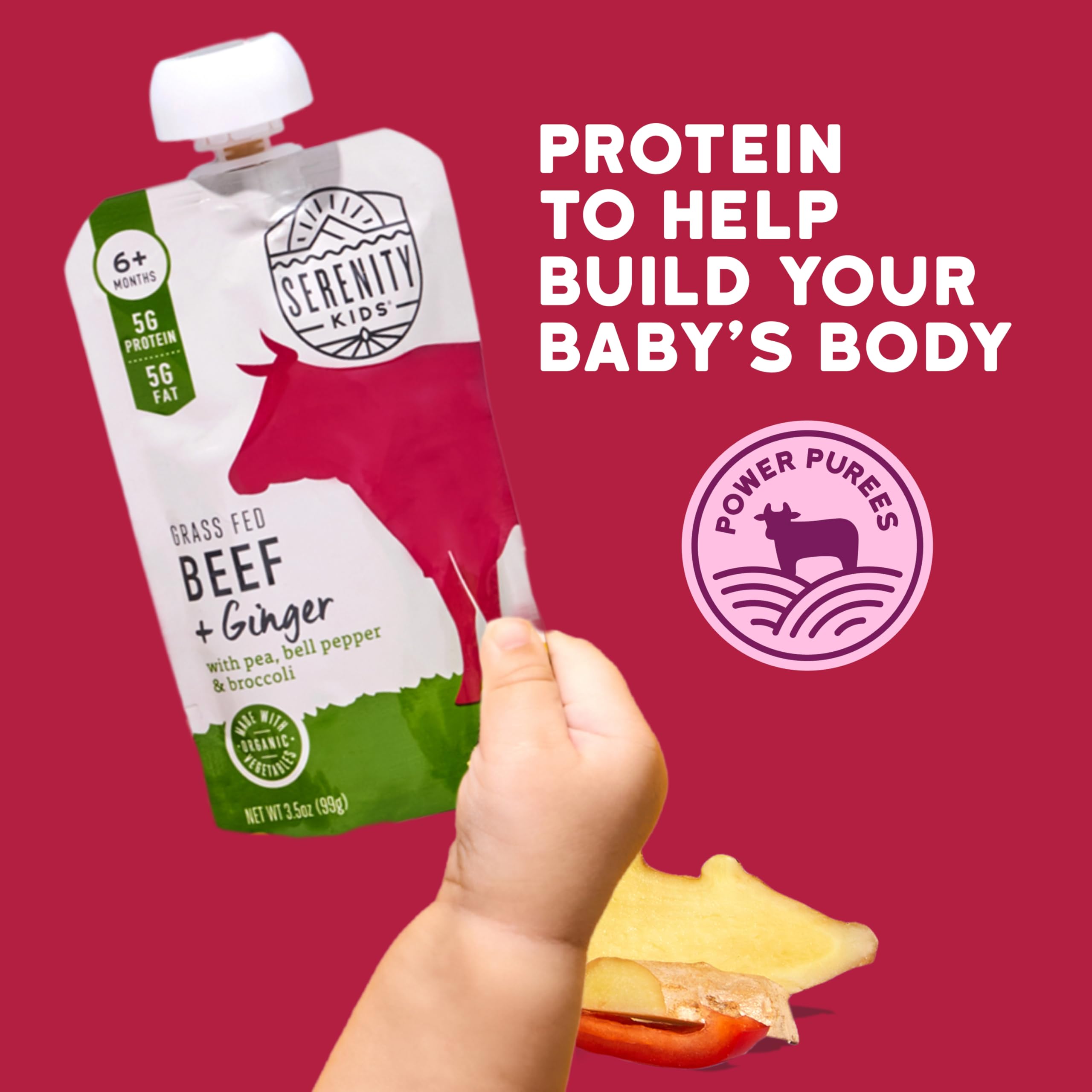 Serenity Kids 3.5 oz pouch in a 12-pack offers convenient portions