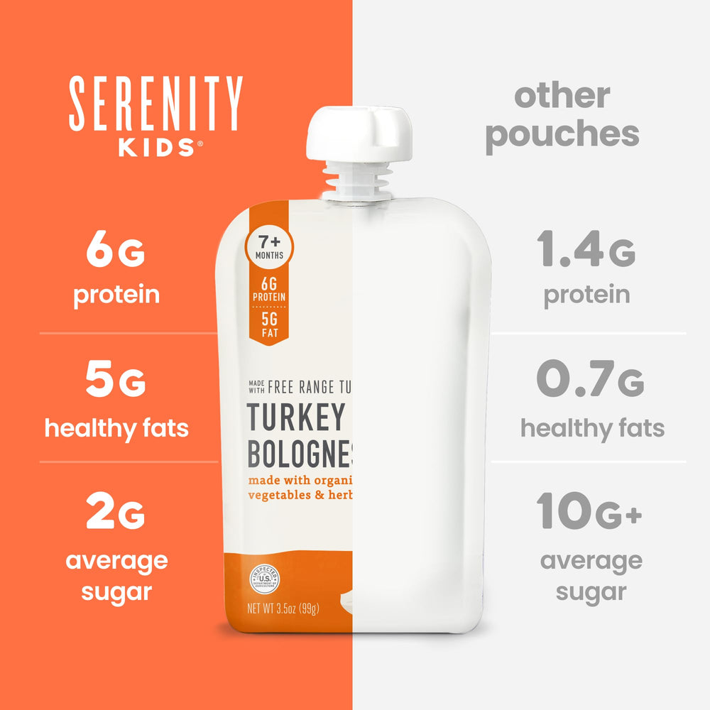 Serenity Kids refrigerate after opening guidance on pouch label