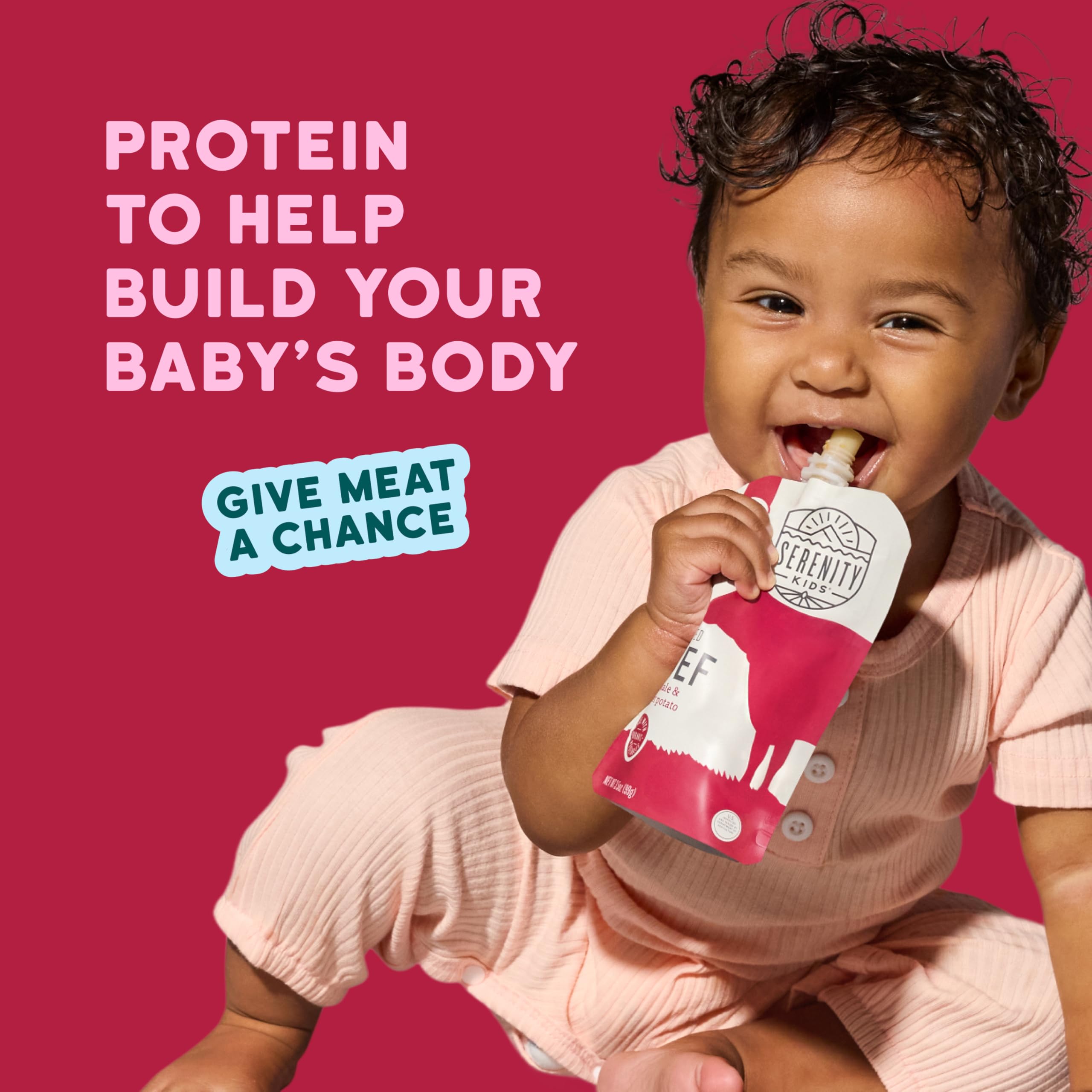 Serenity Kids recyclable pouch concept indicating eco-friendly packaging and waste reduction