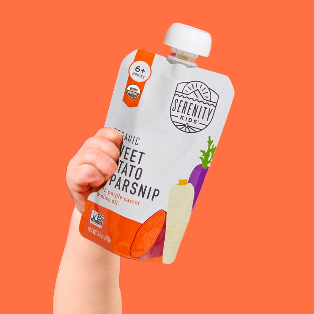 Serenity Kids toddler snack raises little smiles during meals.
