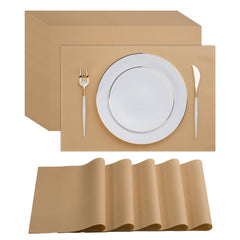Servietto disposable placemats closeup with clothlike texture for elegant, hygienic dining