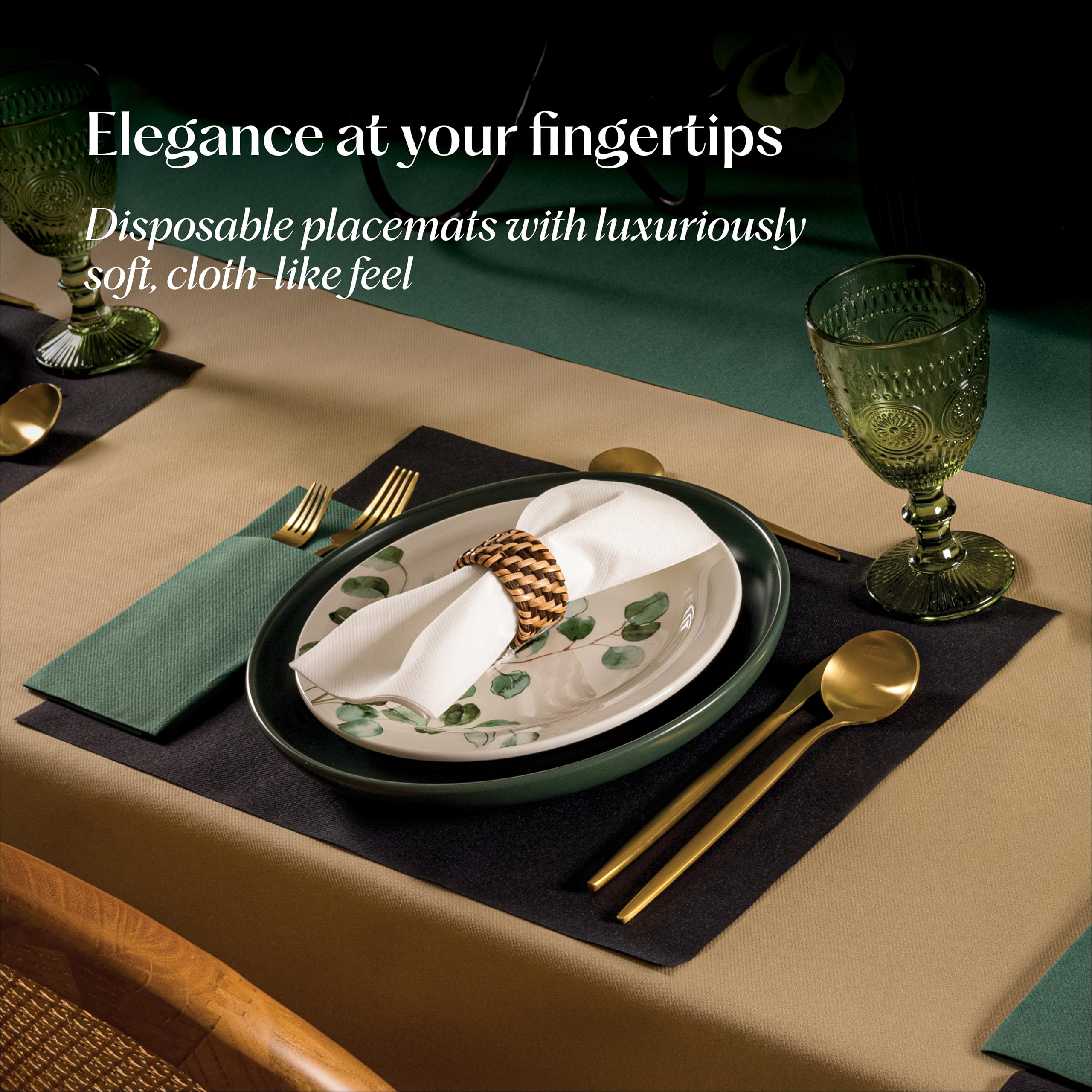 Servietto versatile placemats for everyday meals and special occasions
