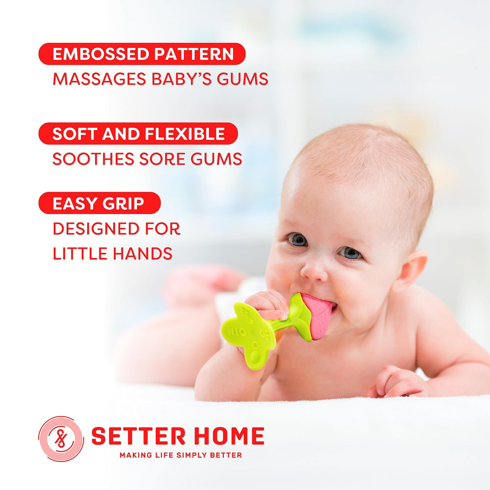Setter Home teething toys dishwasher-safe for easy cleaning