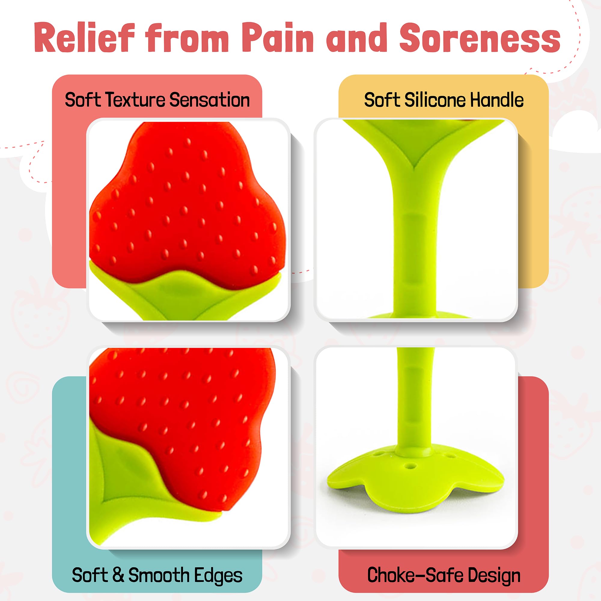 Setter Home freezer-safe teether set for cold relief