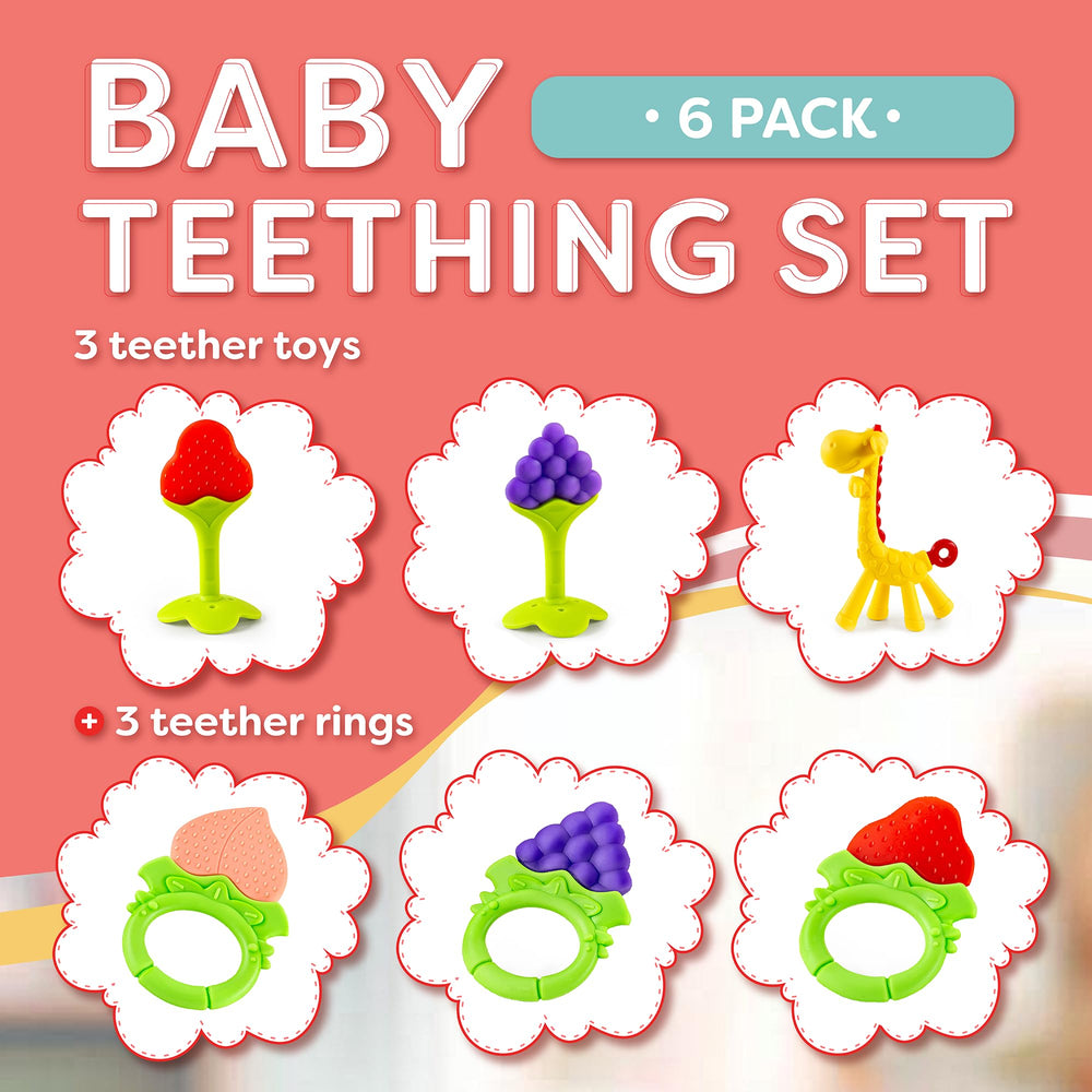 Setter Home tree-fruit shape teether second design for grip