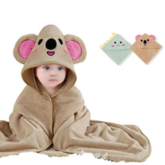 SEVDO towel with animal hood design aids hair drying and warmth.
