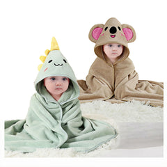 SEVDO baby hooded towel shows soft fabric for gentle post-bath comfort.