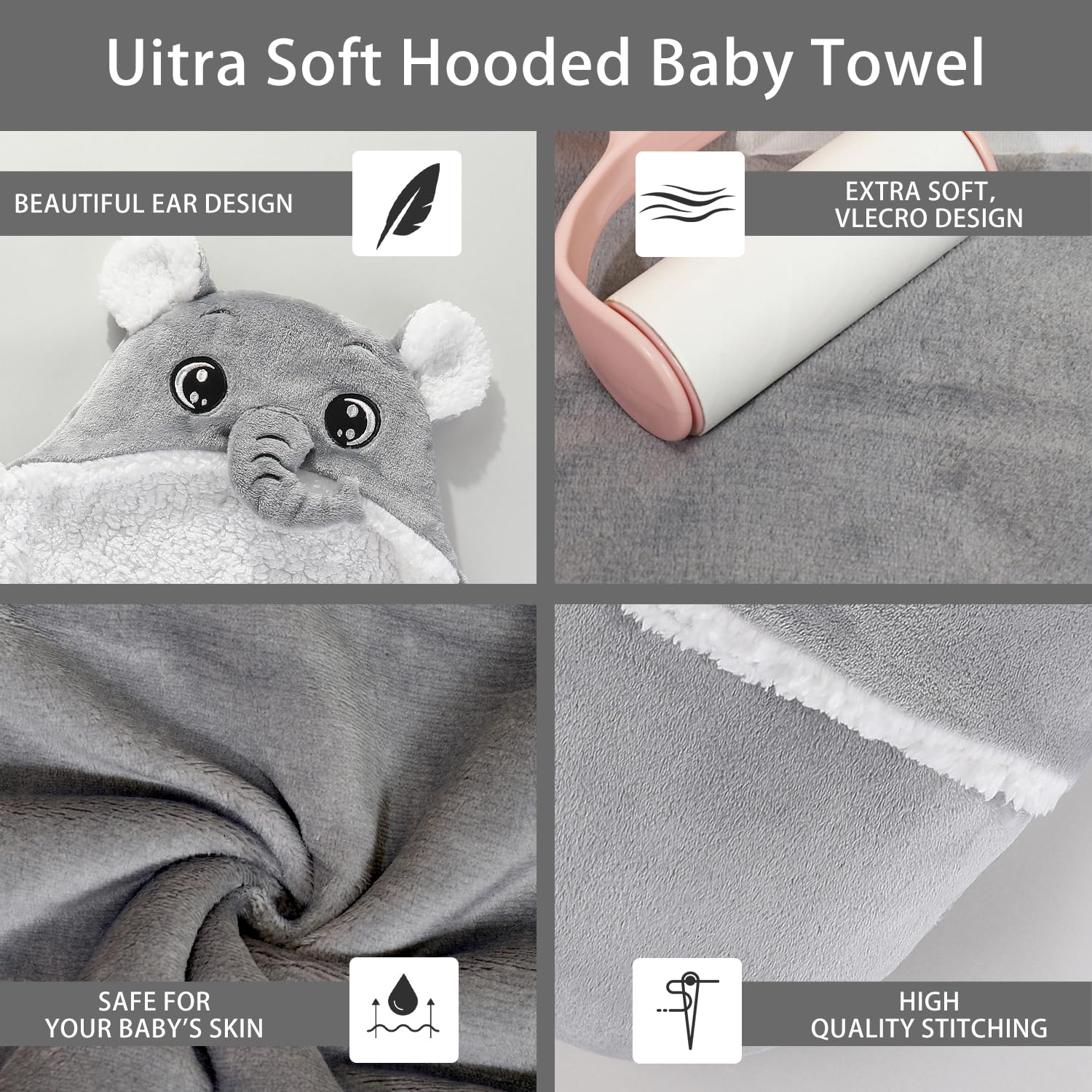 SEVDO blue bear swaddle made with breathable fabric for baby comfort.