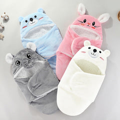 SEVDO white panda swaddle in a gift-ready presentation for baby showers.