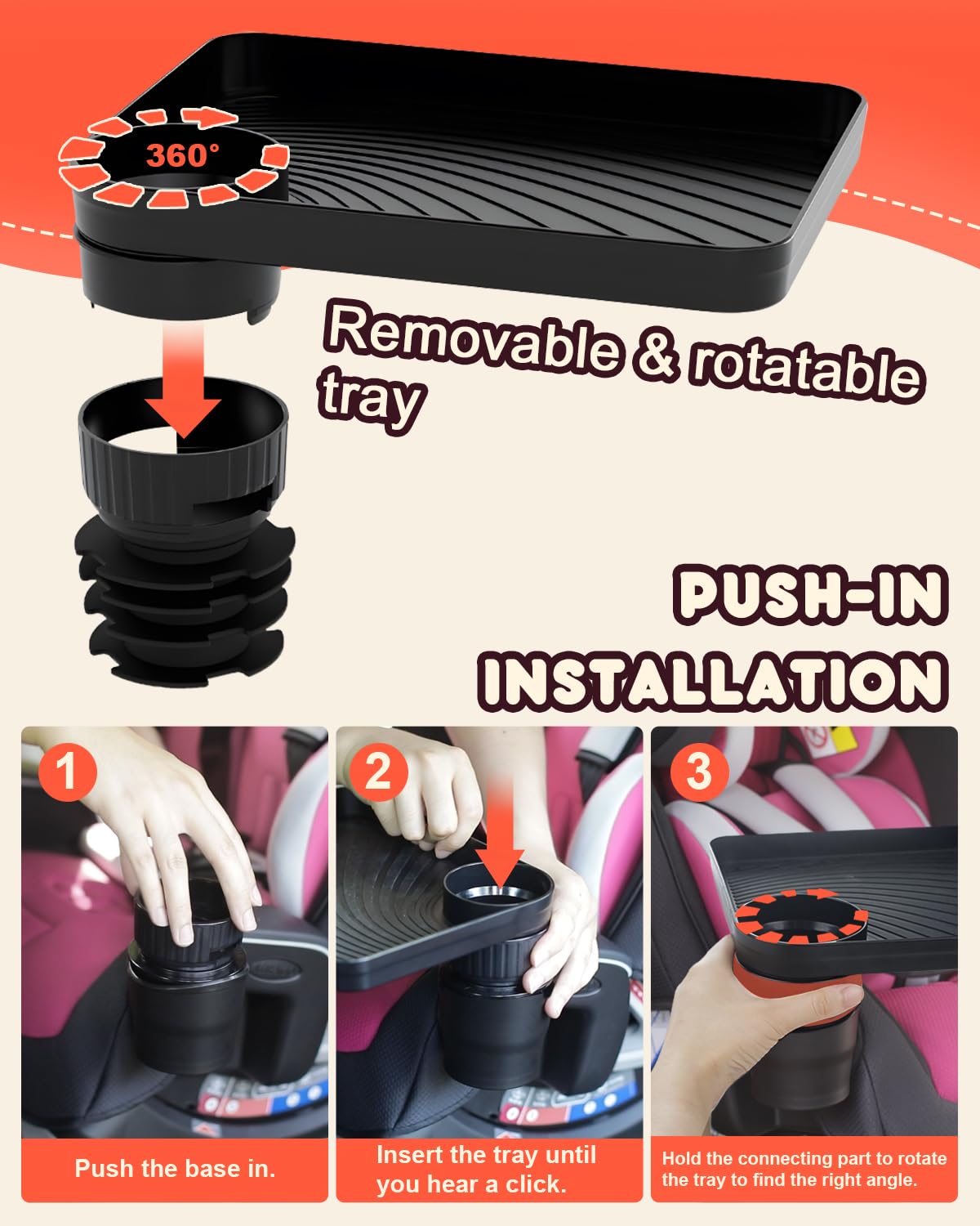 Seven Sparta tray edges stand 1 inch high to help prevent messes.