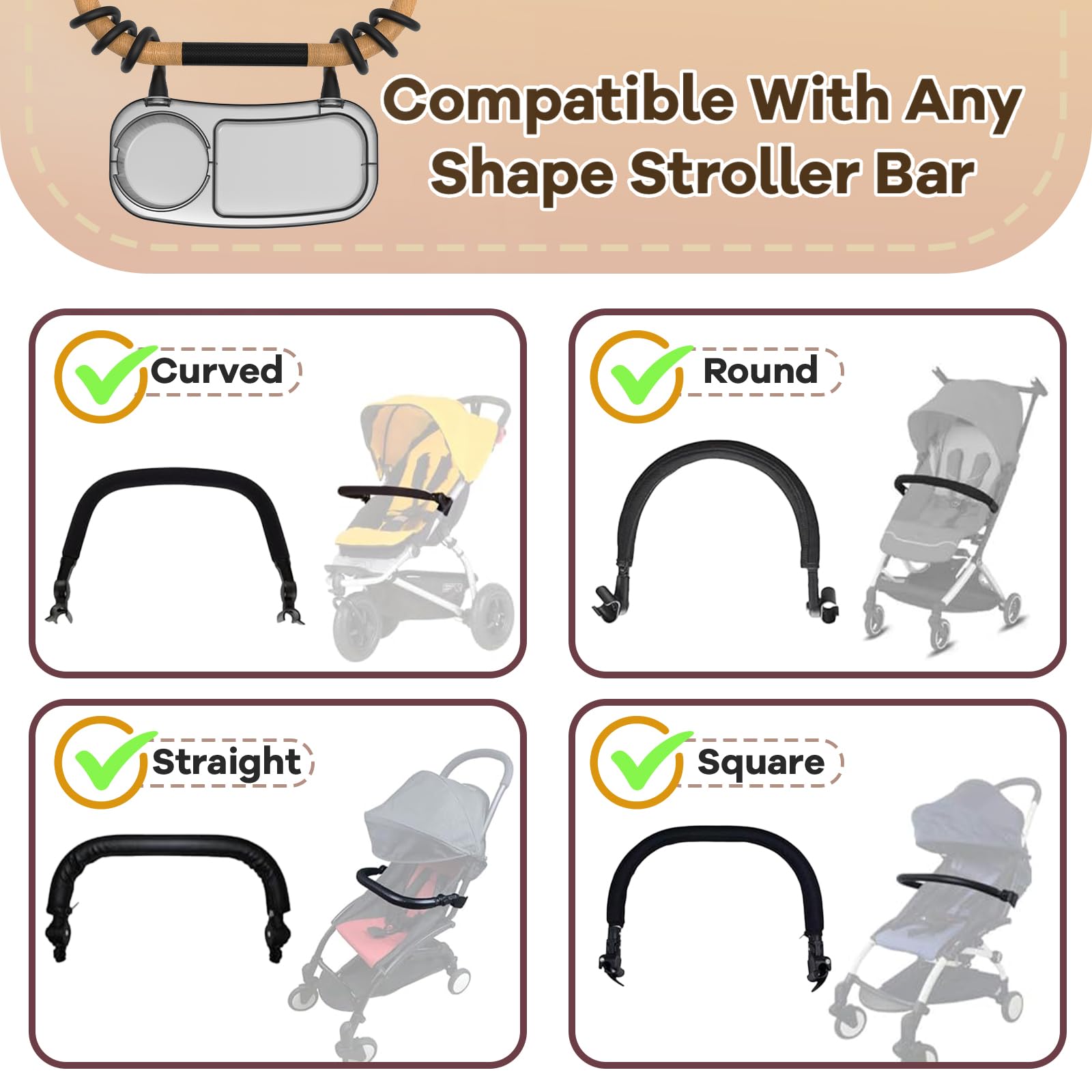 SEVEN SPARTA snack tray removable lid protects dust during travel