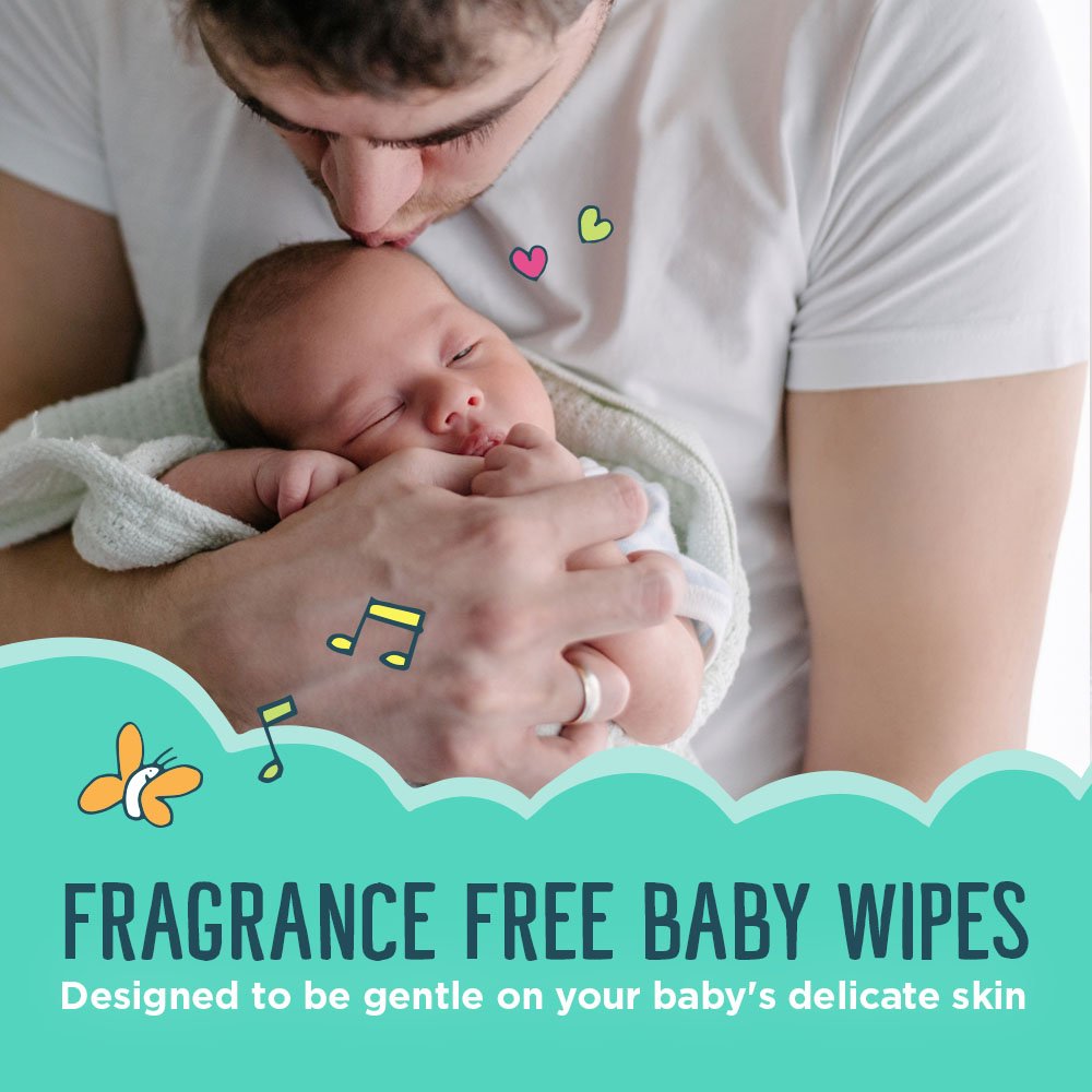 Seventh Generation Baby Wipes ideal for diaper area cleanups during busy days.