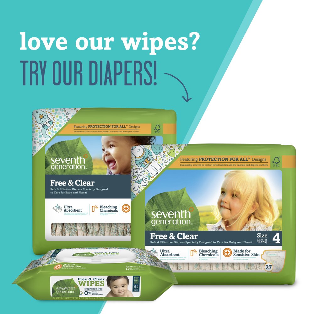 Seventh Generation flip-top packaging provides easy one-handed access