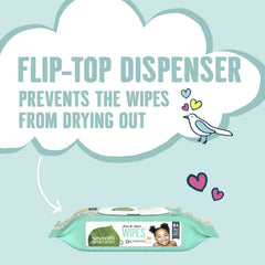 Seventh Generation wipes hypoallergenic dermatologist tested for delicate newborn skin