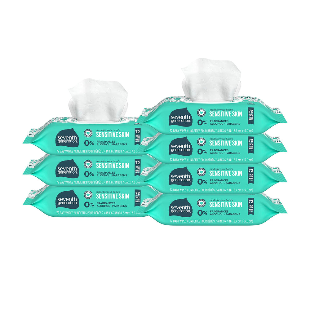 Thick, soft wipes tackle big messes without irritating delicate skin.