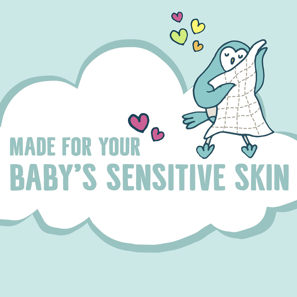 Seventh Generation wipes safe for baby hands and face during daily care