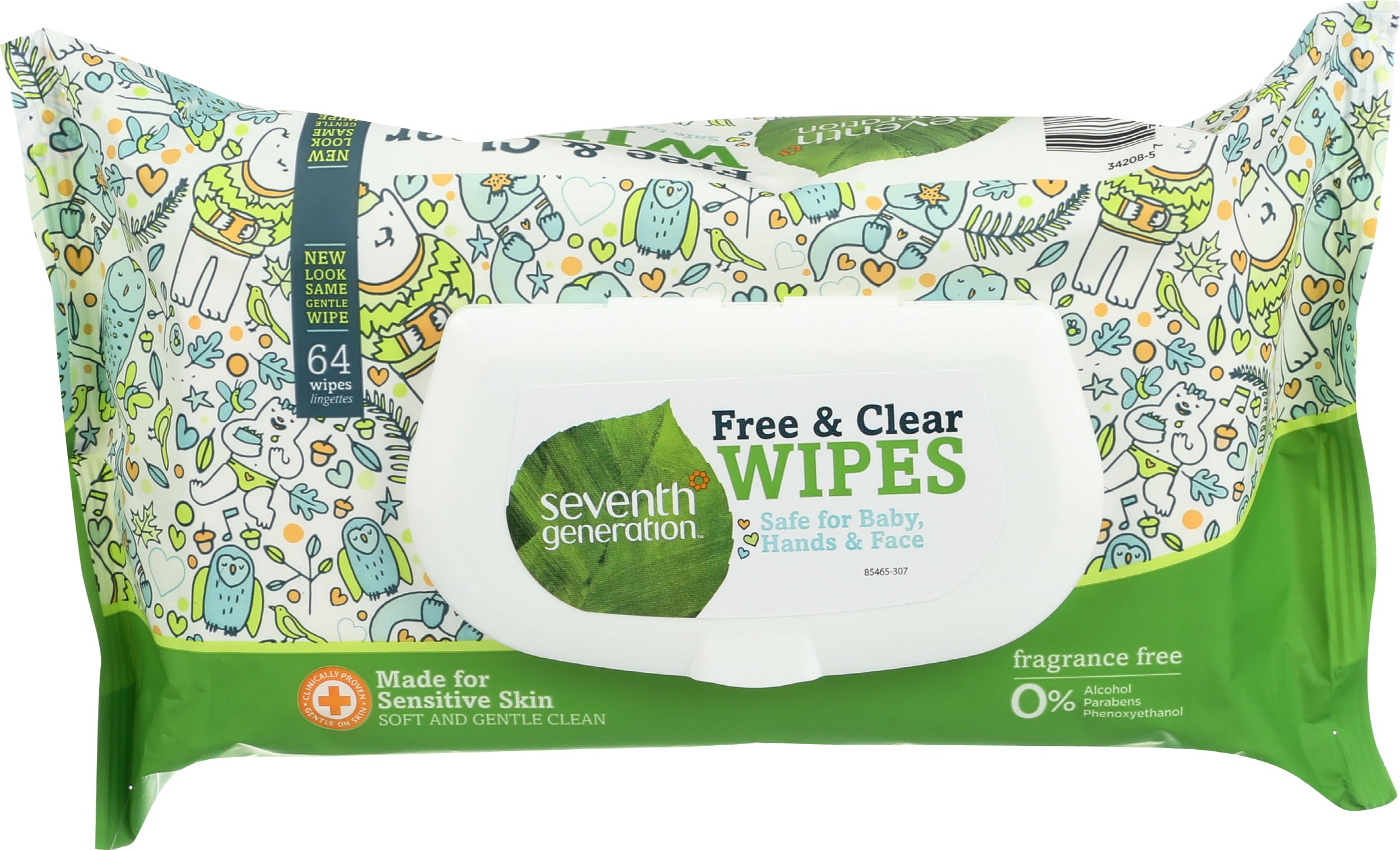 Seventh Generation Baby Wipes show off a soft-skin texture for gentle cleanups.