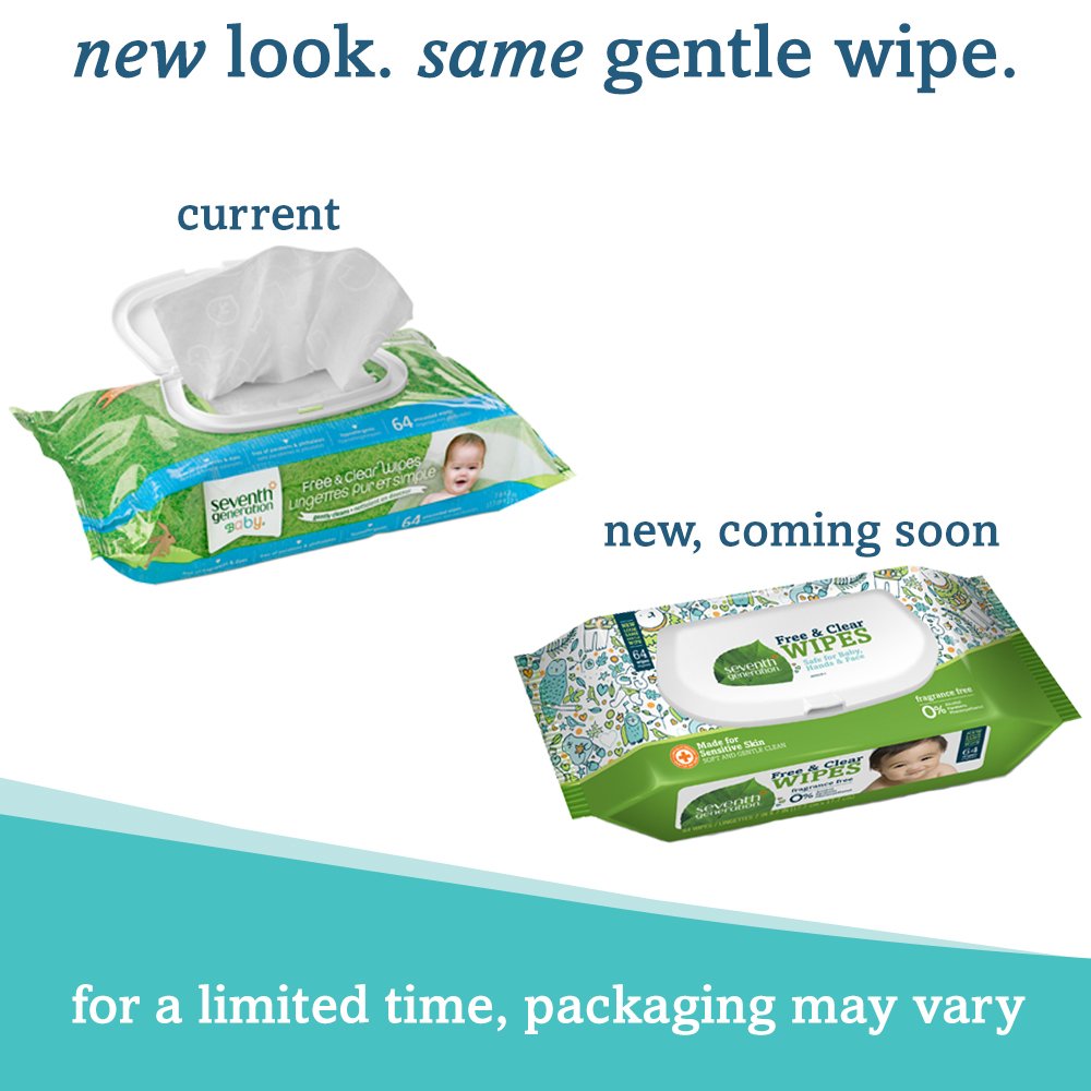 Seventh Generation wipes handle spills and sticky hands during daily routines