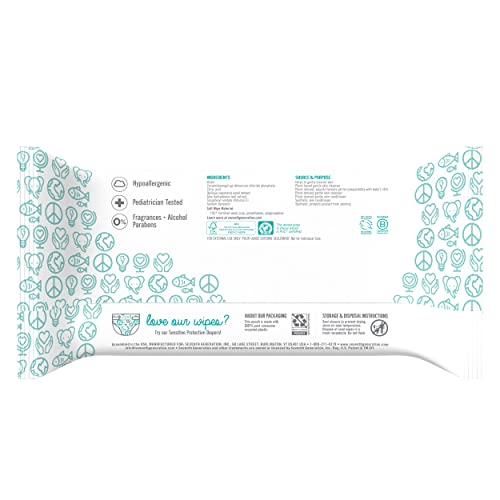 Seventh Generation wipes on hands and face demonstrate safe everyday care.