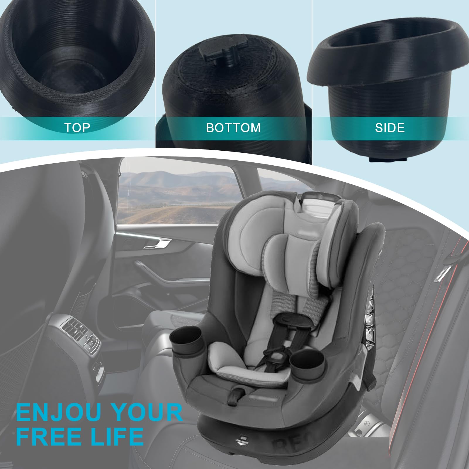 Sevomie cup holder dishwasher-safe ABS material
