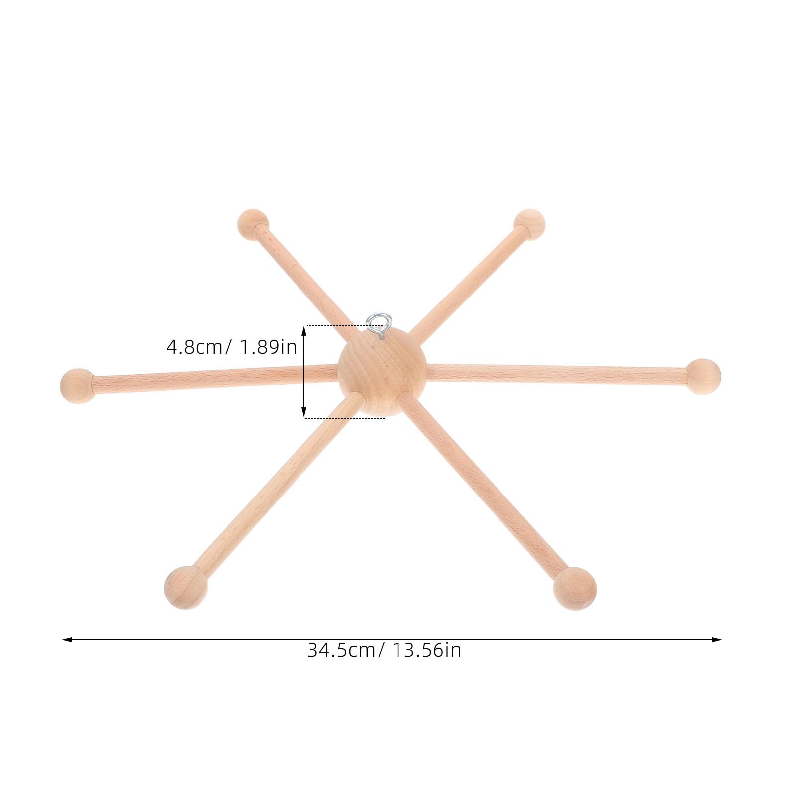 SEWACC wooden mobile frame side view emphasizes compact, versatile design for bedrooms and windowsills.