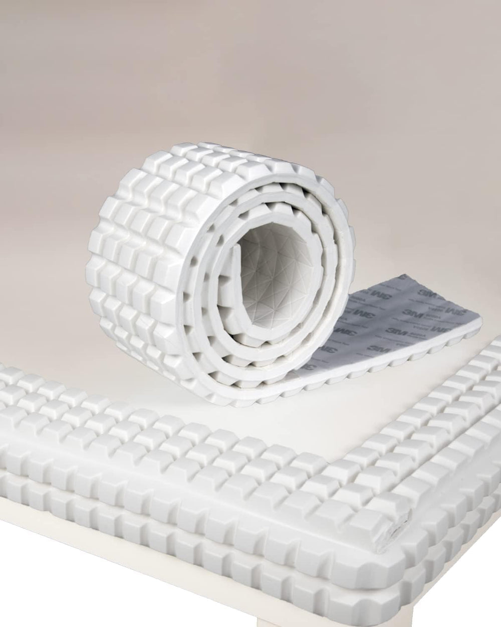 Seyossbe corner guard foam in white protects furniture corners with soft cushioning.