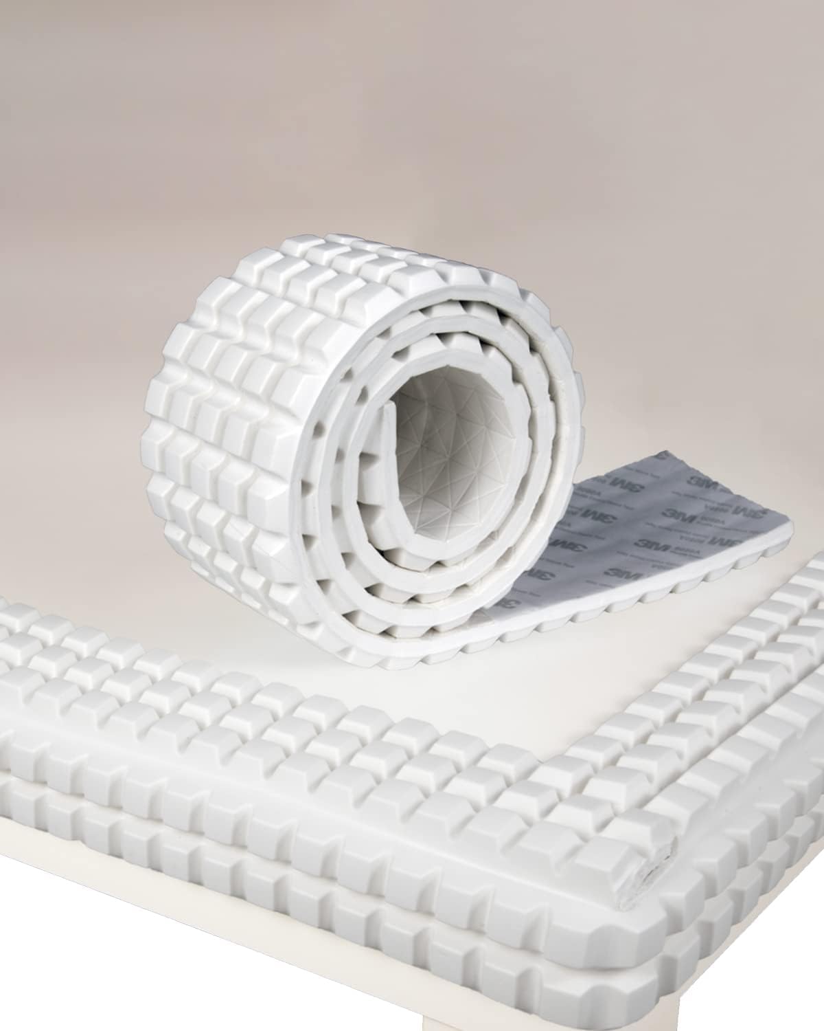 Seyossbe corner guard foam in white protects furniture corners with soft cushioning.